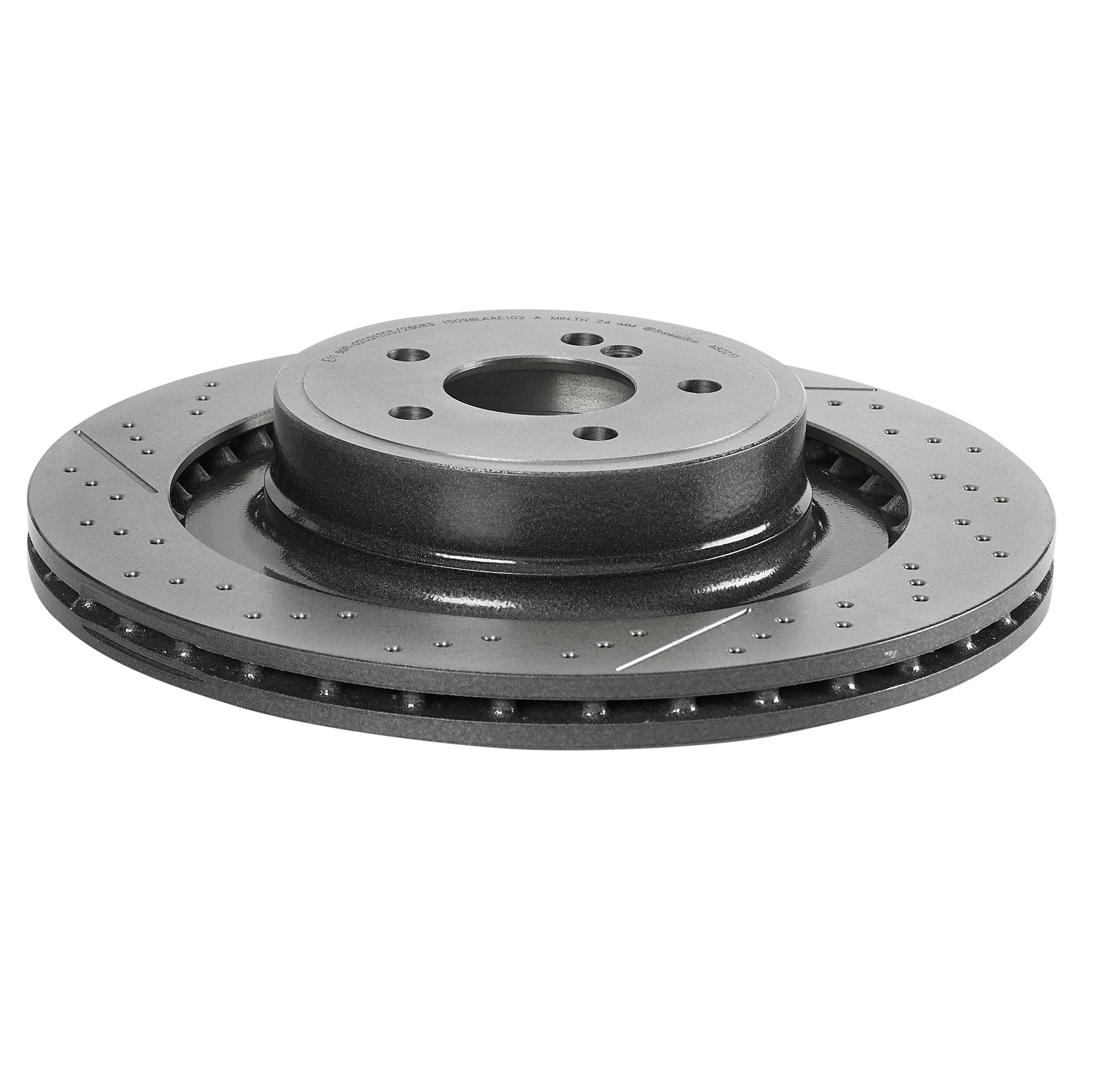 Mercedes Brembo Disc Brake Rotor - Rear (360mm) 2124230412